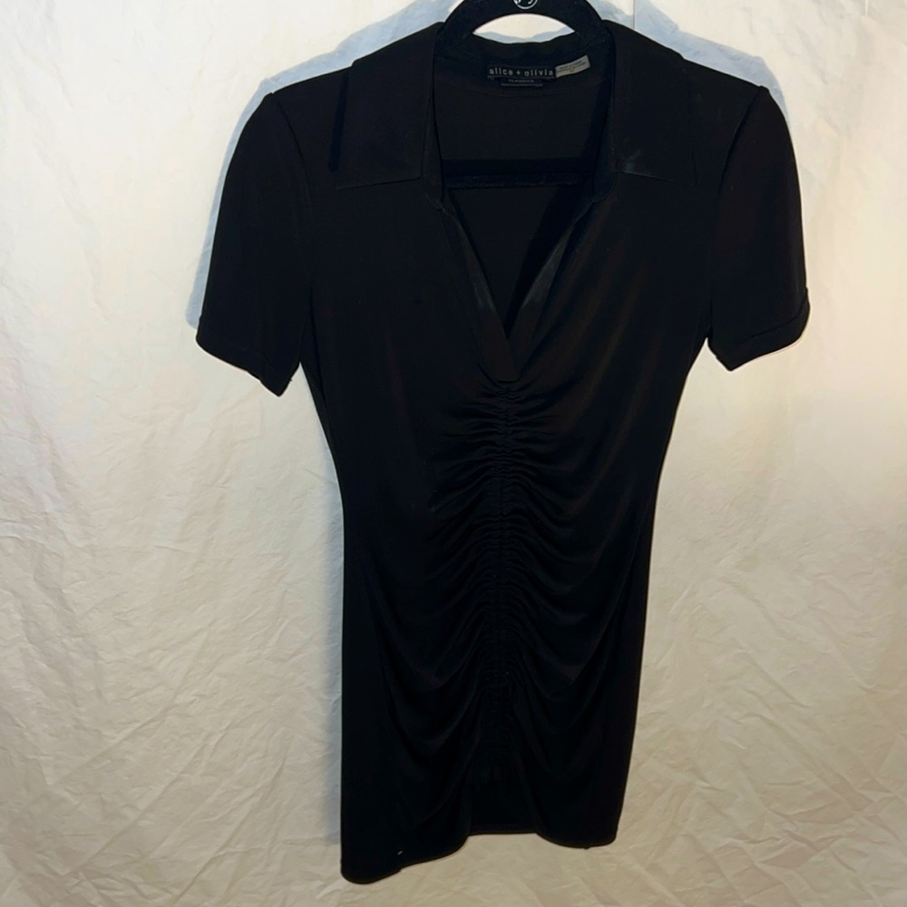 Alice and Olivia Black Dress